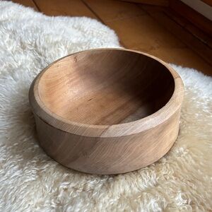 Vintage Handcrafted Wooden Bowl